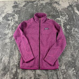 Patagonia Better Sweater Full Zip Women's XS Purple Fleece Mock Neck Jacket